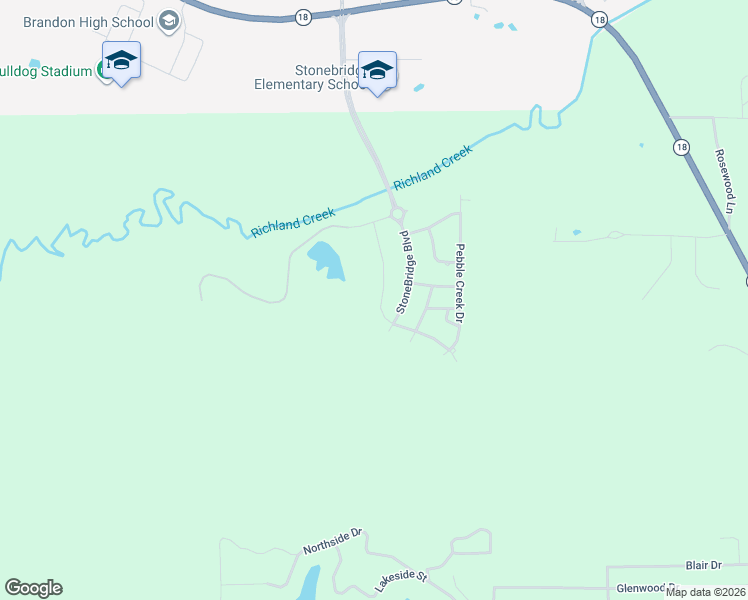 map of restaurants, bars, coffee shops, grocery stores, and more near in Brandon