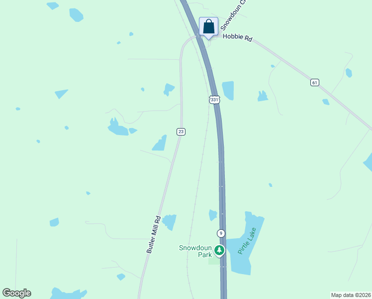map of restaurants, bars, coffee shops, grocery stores, and more near 605 Butler Mill Road in Montgomery