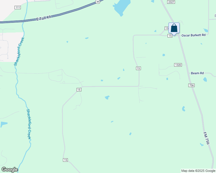 map of restaurants, bars, coffee shops, grocery stores, and more near 17044 County Road 15 in Tyler
