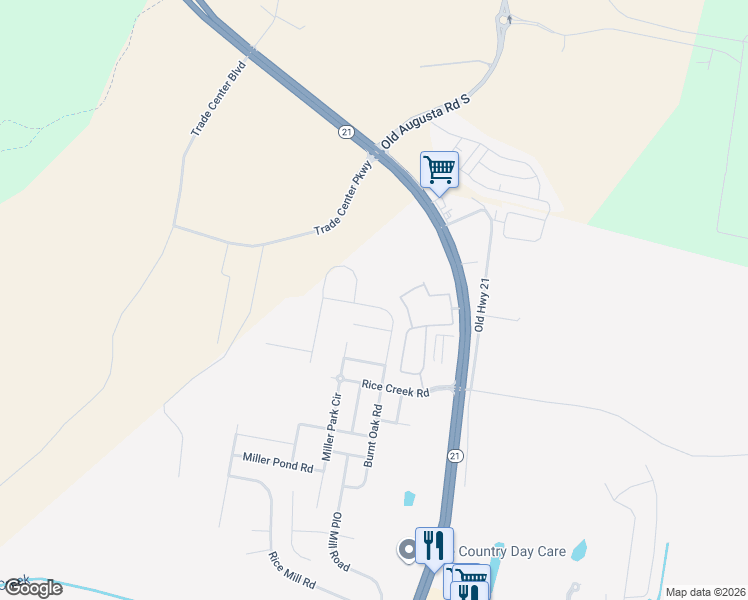 map of restaurants, bars, coffee shops, grocery stores, and more near 10 Coronedo Court in Port Wentworth