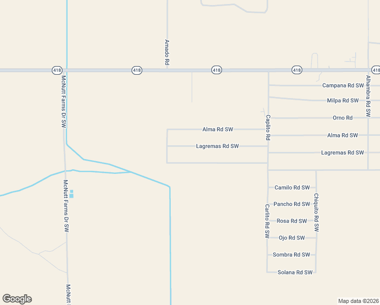 map of restaurants, bars, coffee shops, grocery stores, and more near Lamitar Road in Deming