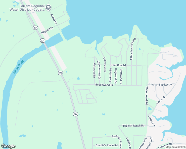 map of restaurants, bars, coffee shops, grocery stores, and more near 117 Oakwood Drive in Trinidad