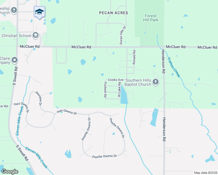 map of restaurants, bars, coffee shops, grocery stores, and more near 1470 Puckett Road in Jackson