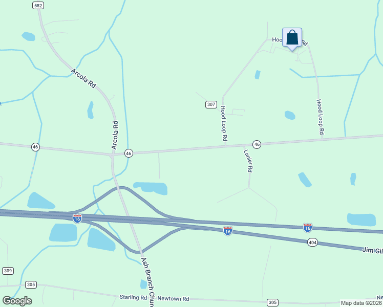 map of restaurants, bars, coffee shops, grocery stores, and more near 22010 Georgia 46 in Pembroke