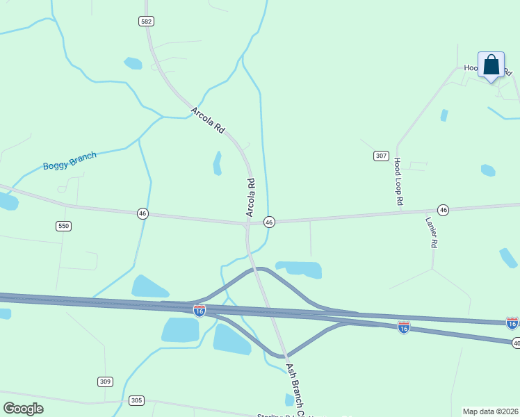 map of restaurants, bars, coffee shops, grocery stores, and more near 21722 Georgia 46 in Pembroke