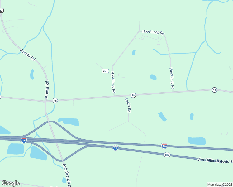 map of restaurants, bars, coffee shops, grocery stores, and more near 22211 Georgia 46 in Pembroke