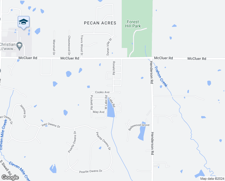 map of restaurants, bars, coffee shops, grocery stores, and more near 1418 Cooks Avenue in Jackson