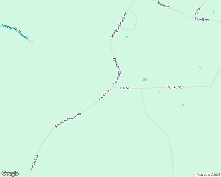 map of restaurants, bars, coffee shops, grocery stores, and more near 255-299 Springhill Church Road in Ringgold