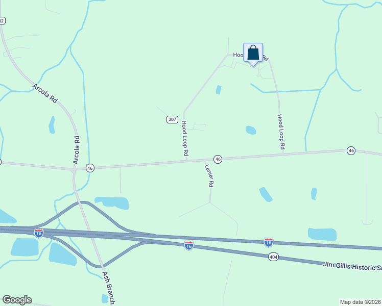 map of restaurants, bars, coffee shops, grocery stores, and more near 22211 Georgia 46 in Pembroke