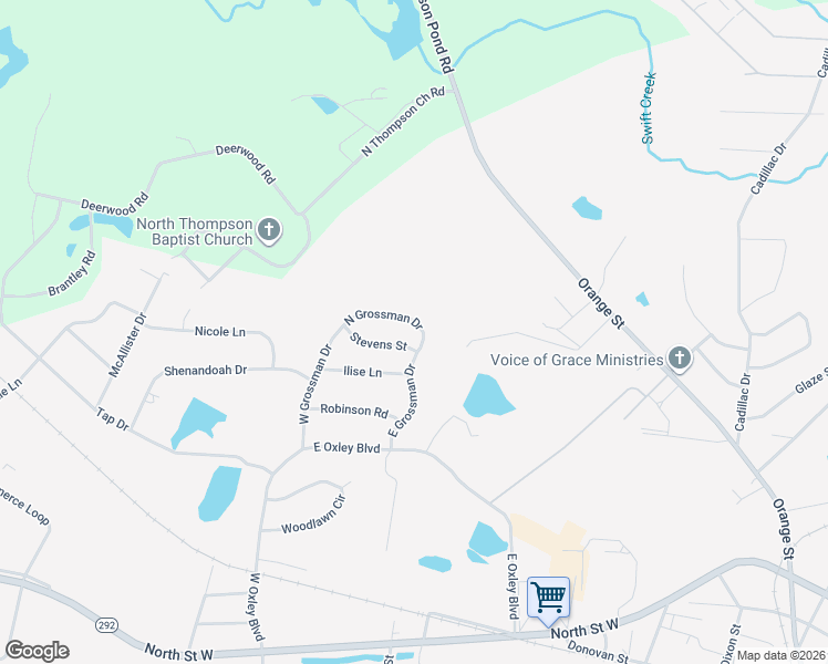 map of restaurants, bars, coffee shops, grocery stores, and more near 1304 North Grossman Drive in Vidalia