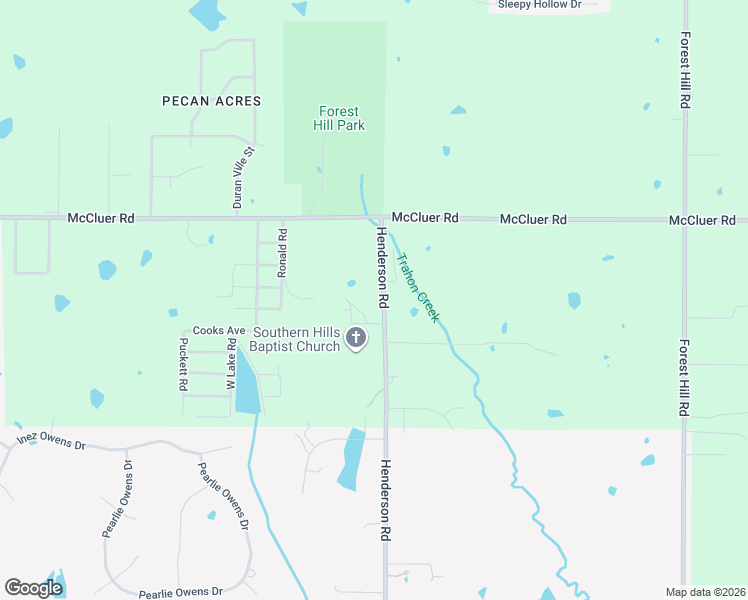map of restaurants, bars, coffee shops, grocery stores, and more near 3867 Henderson Road in Jackson