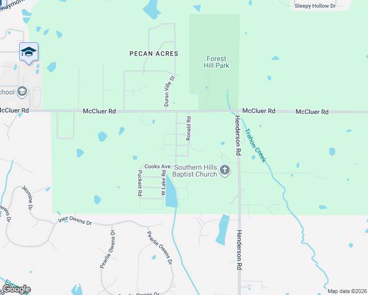 map of restaurants, bars, coffee shops, grocery stores, and more near 1402 Cherrie Avenue in Jackson