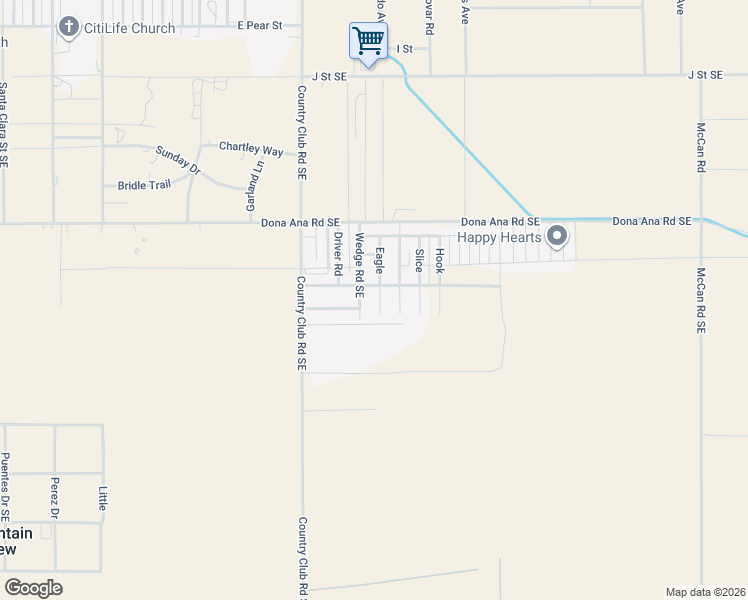 map of restaurants, bars, coffee shops, grocery stores, and more near 3113 Wedge Road Southeast in Deming
