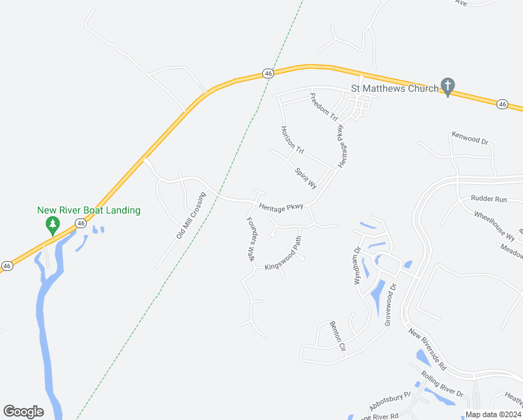map of restaurants, bars, coffee shops, grocery stores, and more near 187 Heritage Parkway in Bluffton