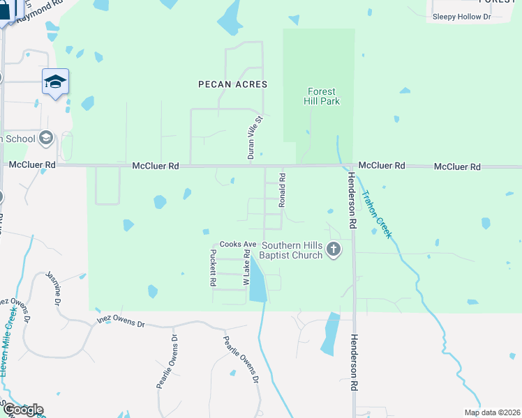 map of restaurants, bars, coffee shops, grocery stores, and more near 1400 Taylor Avenue in Jackson