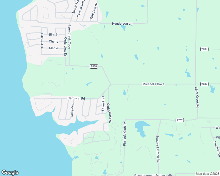 map of restaurants, bars, coffee shops, grocery stores, and more near 102 Carolynn Road in Mabank