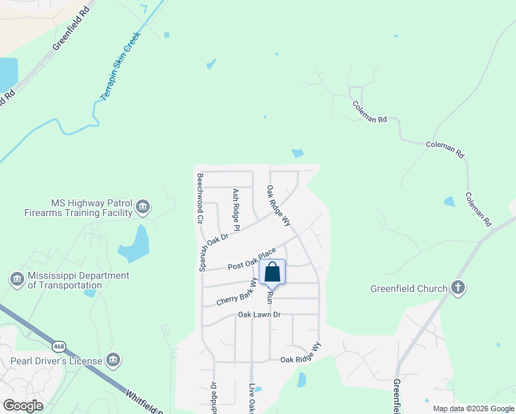 map of restaurants, bars, coffee shops, grocery stores, and more near 629 Oak Ridge Way in Brandon