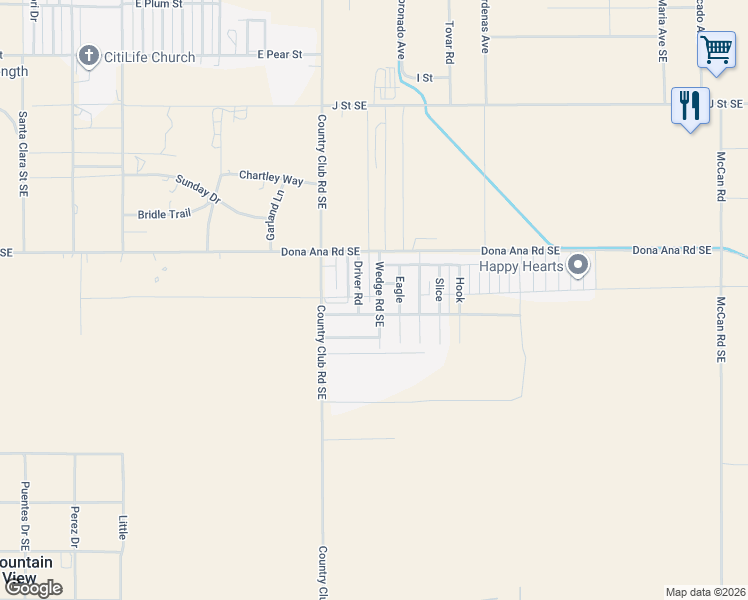 map of restaurants, bars, coffee shops, grocery stores, and more near 3016 Eagle Drive Southeast in Deming