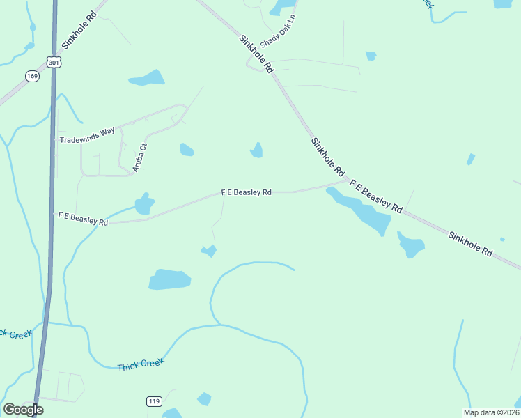 map of restaurants, bars, coffee shops, grocery stores, and more near 1208 F E Beasley Road in Claxton