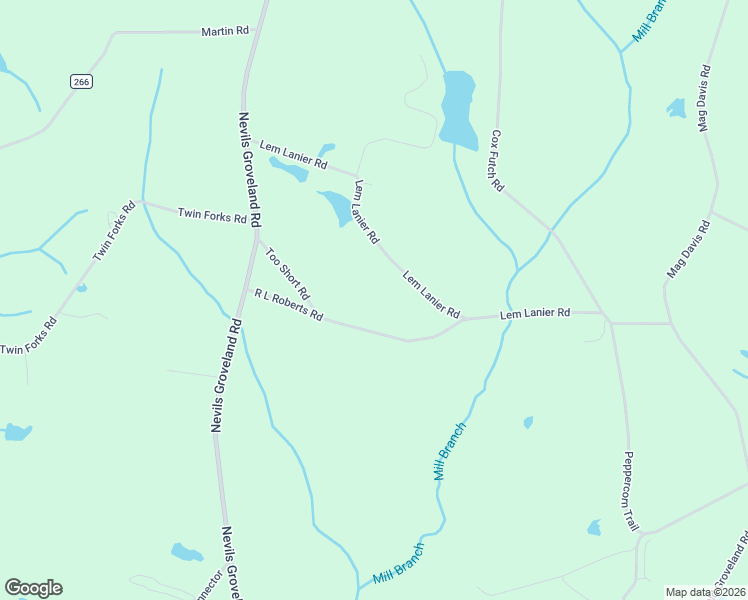 map of restaurants, bars, coffee shops, grocery stores, and more near R L Roberts Road in Pembroke