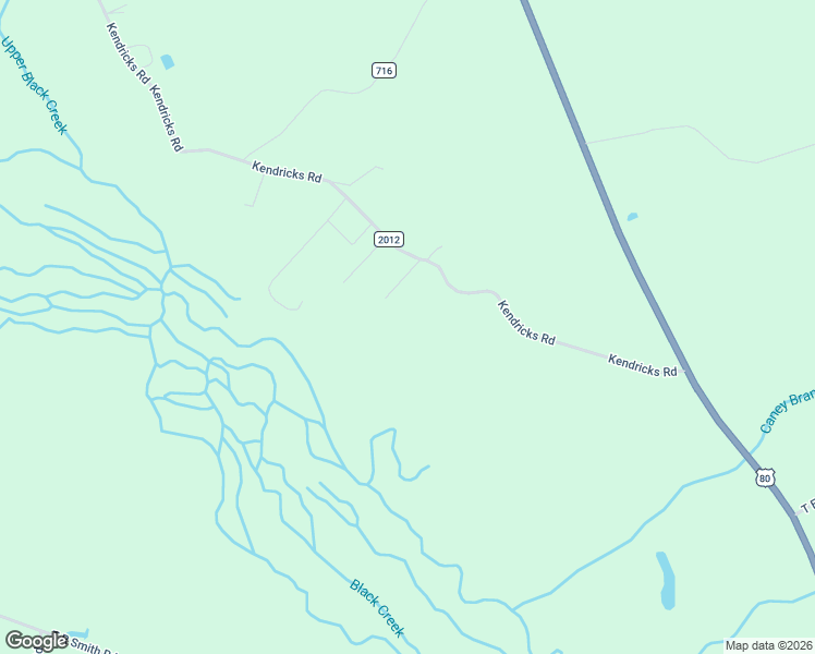 map of restaurants, bars, coffee shops, grocery stores, and more near 549 Kendricks Road in Brooklet