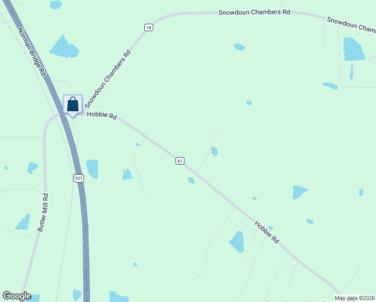 map of restaurants, bars, coffee shops, grocery stores, and more near 717 Hobbie Road in Montgomery