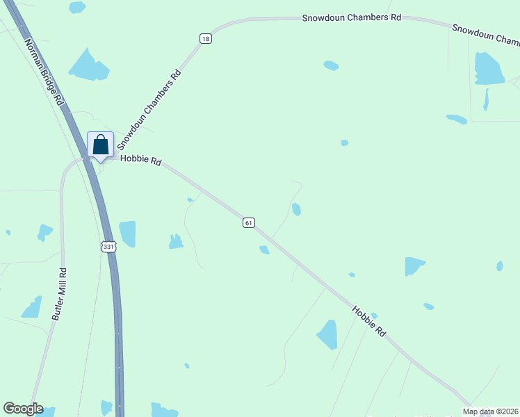 map of restaurants, bars, coffee shops, grocery stores, and more near 717 Hobbie Road in Montgomery
