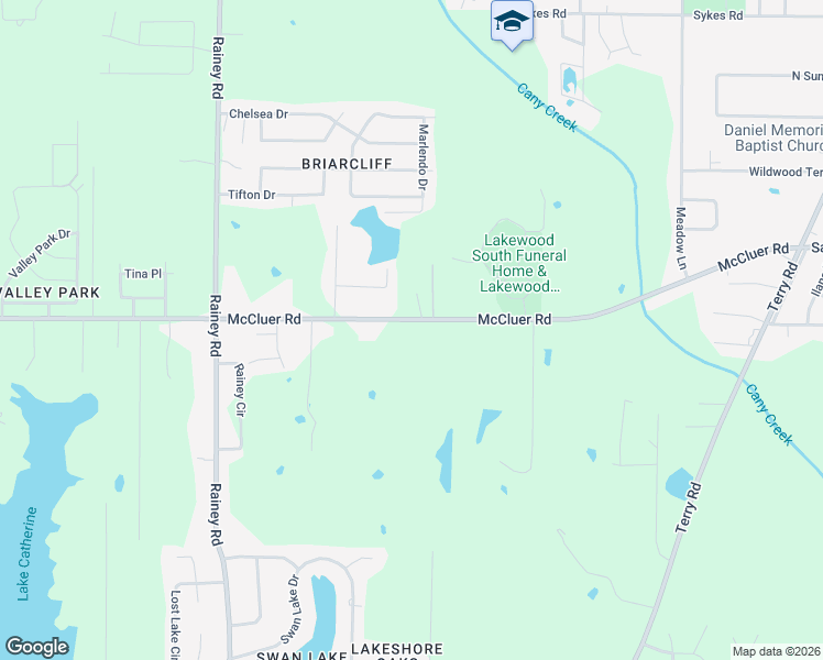 map of restaurants, bars, coffee shops, grocery stores, and more near 660-798 McCluer Rd in Jackson