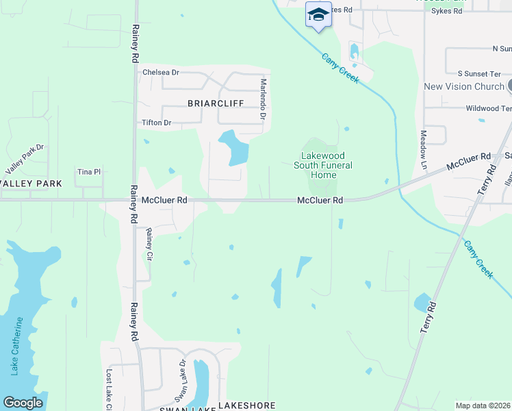 map of restaurants, bars, coffee shops, grocery stores, and more near 660-798 McCluer Rd in Jackson