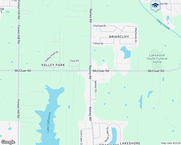 map of restaurants, bars, coffee shops, grocery stores, and more near 662 McCluer Road in Jackson