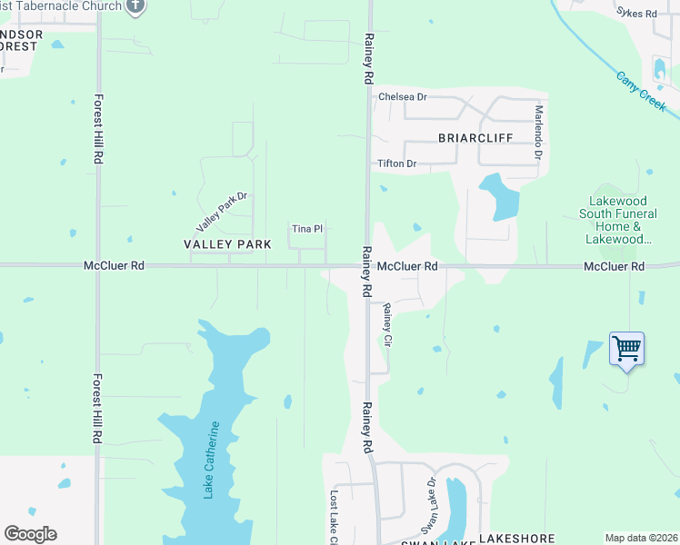 map of restaurants, bars, coffee shops, grocery stores, and more near 664-818 Mccluer Rd in Jackson