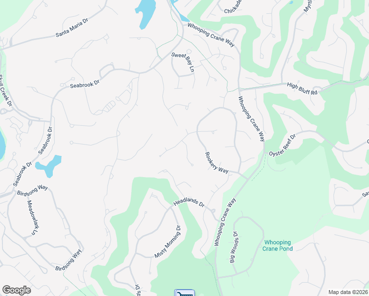 map of restaurants, bars, coffee shops, grocery stores, and more near 4 Redstart Path in Hilton Head Island