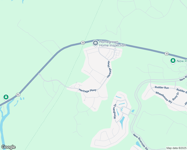 map of restaurants, bars, coffee shops, grocery stores, and more near 34 Spirit Way in Bluffton