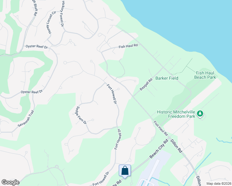 map of restaurants, bars, coffee shops, grocery stores, and more near 324 Fort Howell Dr in Hilton Head Island