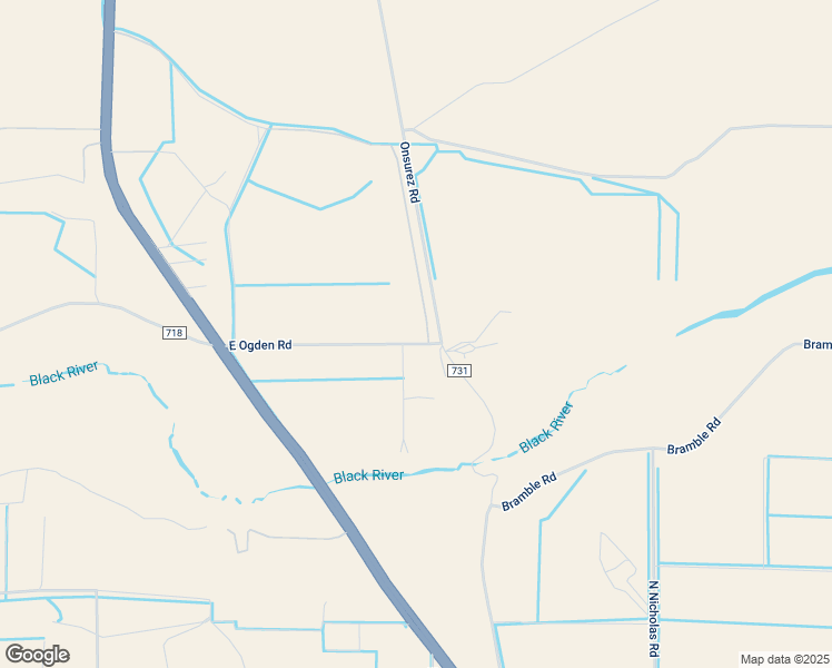 map of restaurants, bars, coffee shops, grocery stores, and more near 85-97 East Ogden Road in Loving