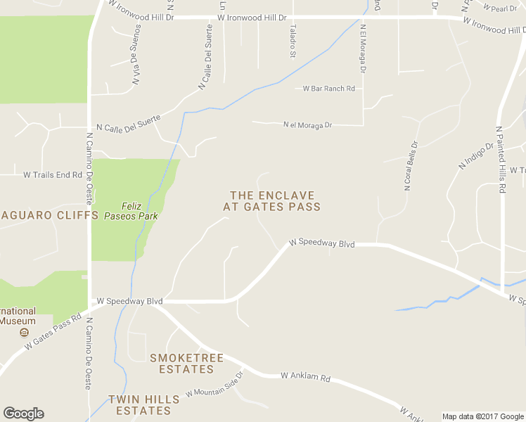 map of restaurants, bars, coffee shops, grocery stores, and more near 4091 West Gates Creek Court in Tucson