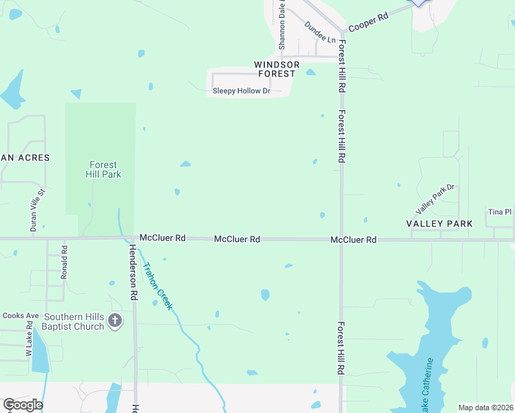 map of restaurants, bars, coffee shops, grocery stores, and more near 1128 McCluer Road in Jackson