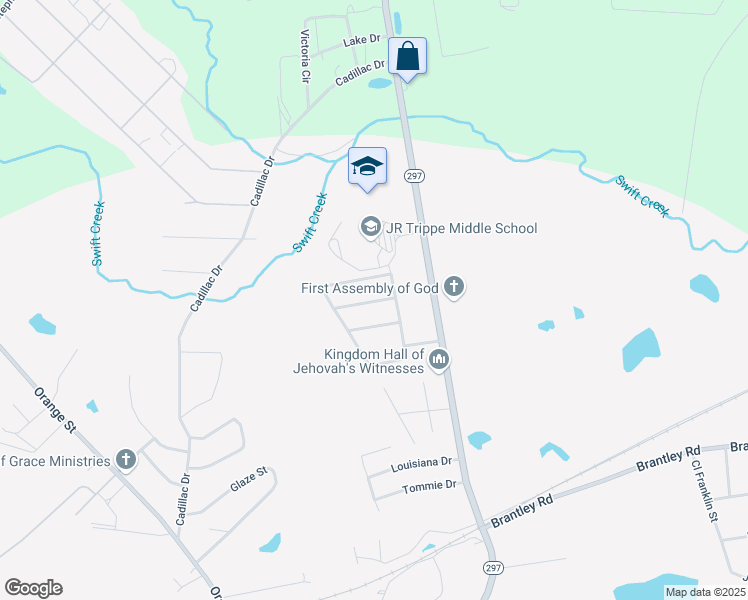 map of restaurants, bars, coffee shops, grocery stores, and more near in Vidalia