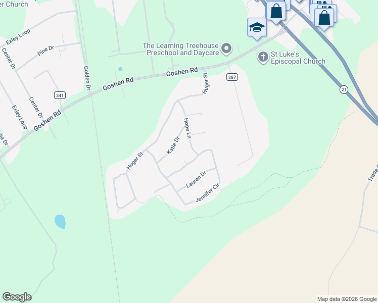 map of restaurants, bars, coffee shops, grocery stores, and more near 100 Delaney Court in Rincon