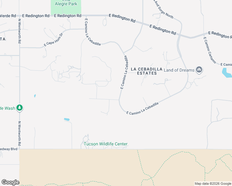 map of restaurants, bars, coffee shops, grocery stores, and more near 13265 East Placita Las Avenas in Tucson