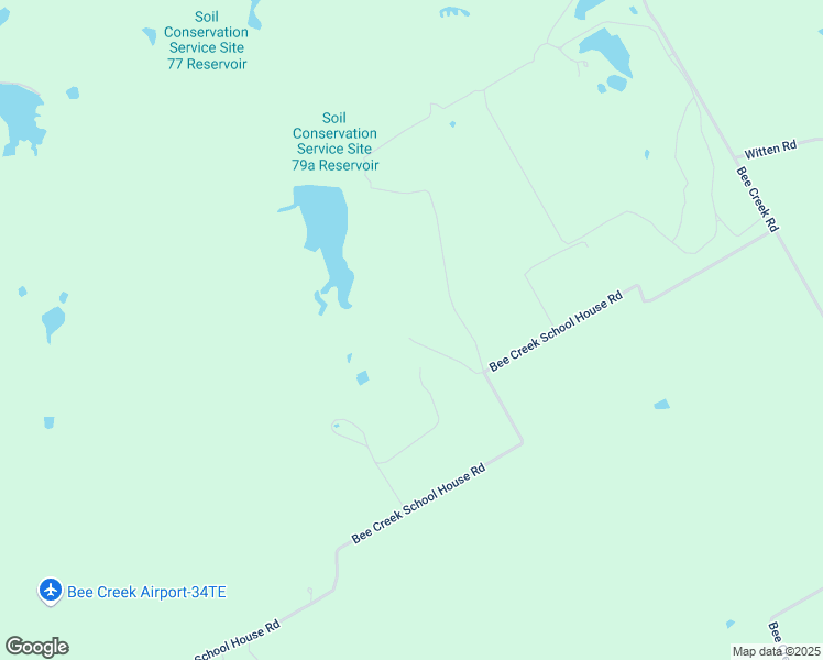 map of restaurants, bars, coffee shops, grocery stores, and more near Bee Creek School House Road in Grandview