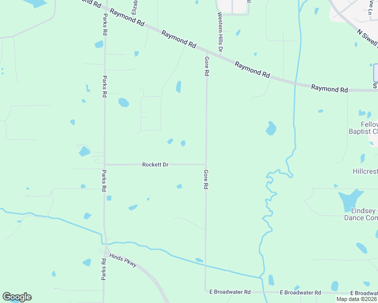 map of restaurants, bars, coffee shops, grocery stores, and more near 1106 Rockett Drive in Jackson