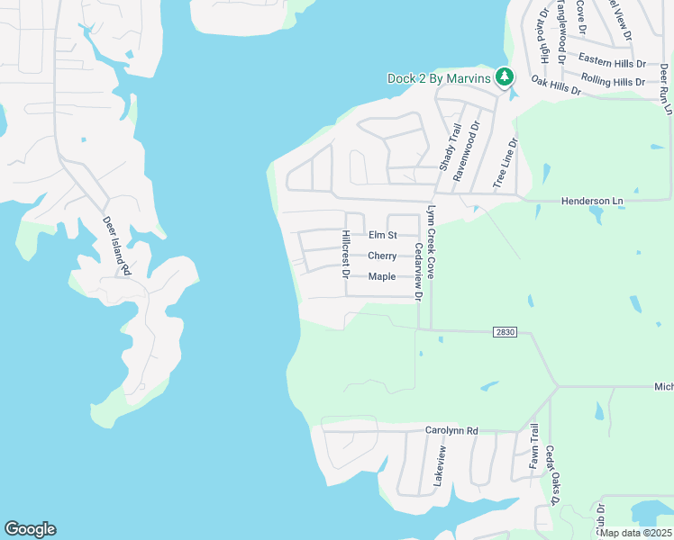 map of restaurants, bars, coffee shops, grocery stores, and more near 18141 Hickory Road in Mabank