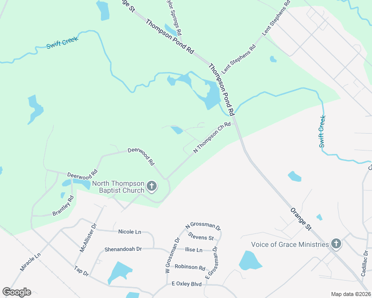 map of restaurants, bars, coffee shops, grocery stores, and more near 248 Thompson Church Road in Vidalia