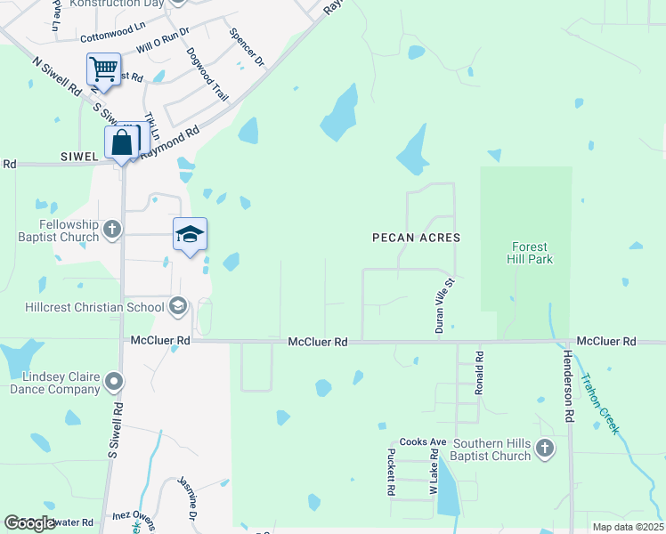 map of restaurants, bars, coffee shops, grocery stores, and more near 166 Chasewood Drive in Jackson