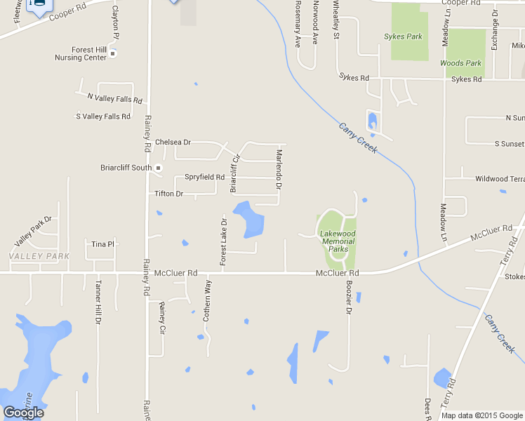 map of restaurants, bars, coffee shops, grocery stores, and more near 3911 Marlendo Dr in Jackson