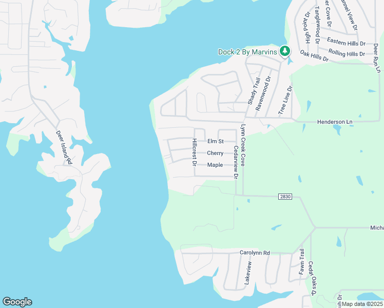 map of restaurants, bars, coffee shops, grocery stores, and more near 18141 Hickory Road in Mabank