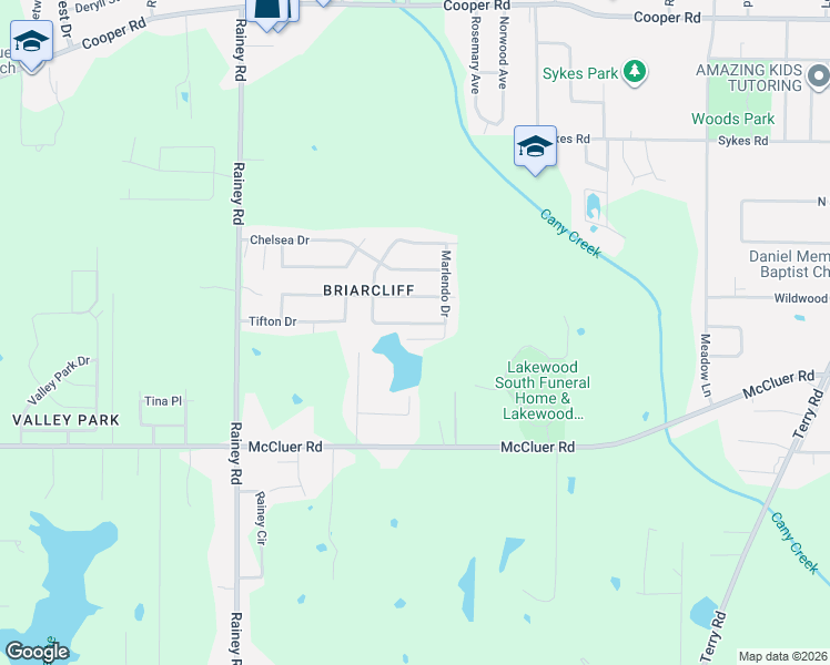 map of restaurants, bars, coffee shops, grocery stores, and more near 3911 Marlendo Drive in Jackson