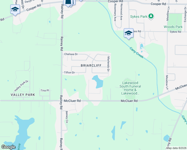 map of restaurants, bars, coffee shops, grocery stores, and more near 3907 Marlendo Drive in Jackson