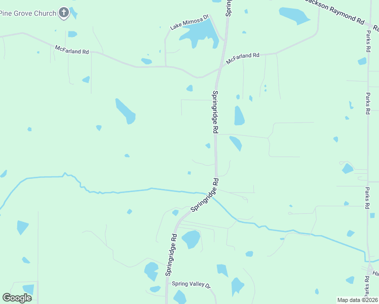 map of restaurants, bars, coffee shops, grocery stores, and more near 5029 Springridge Road in Raymond